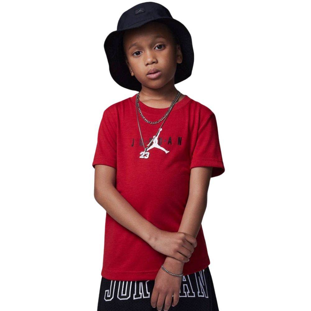 NIKE JORDAN BIG KIDS MJ HYBRID SUSTAINABLE SS TEE