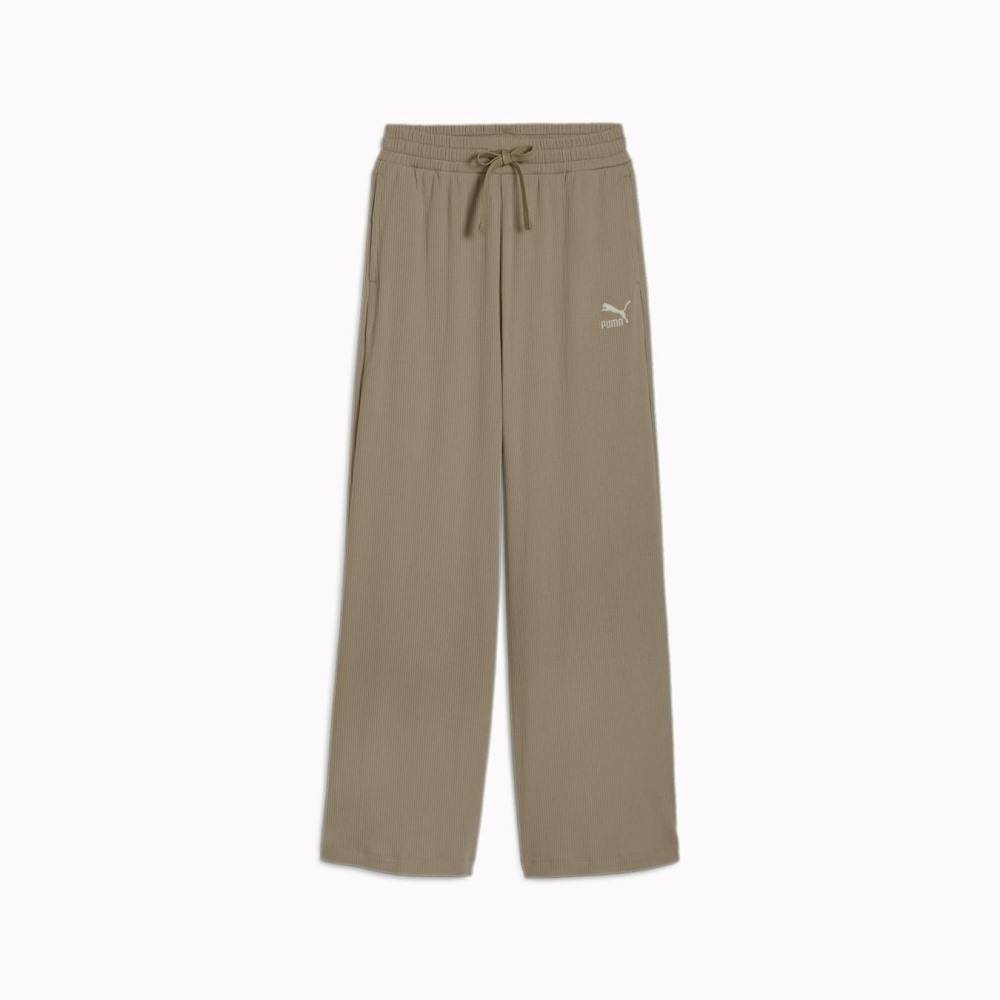 PUMA CLASSICS RIBBED RELAXED PANTS