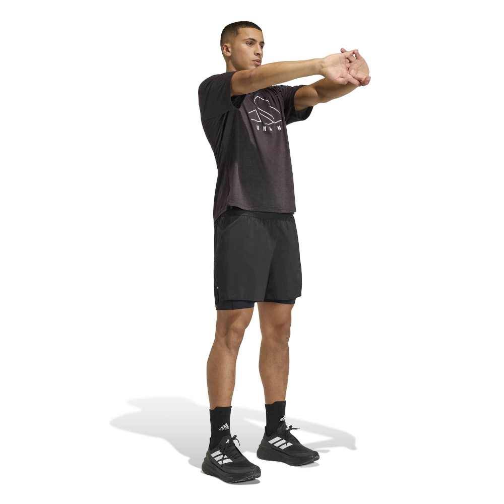ADIDAS M ADI365 RUNNING ESSENTIALS 2IN1 SHORTS