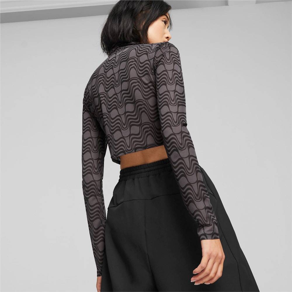 PUMA WINTER RINK SEE THROUGH LONGSLEEVE TOP