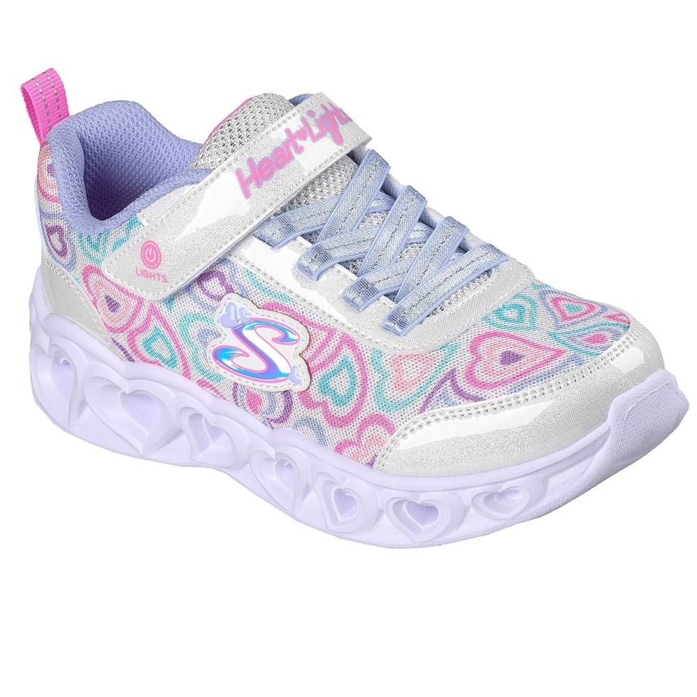 SKECHERS HEART LIGHTS: BOOGIE LOVE GIRLS SHOES