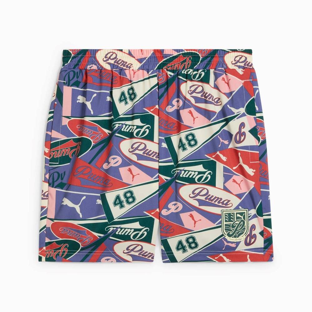 PUMA WARDROBE ESS SPORTS LEGACY AOP RELAXED SHORTS 6’’ WV
