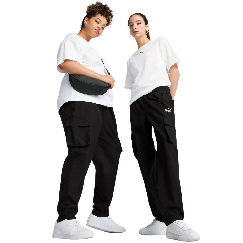 PUMA ESS SMALL NO. 1 LOGO WOVEN CARGO PANTS OP