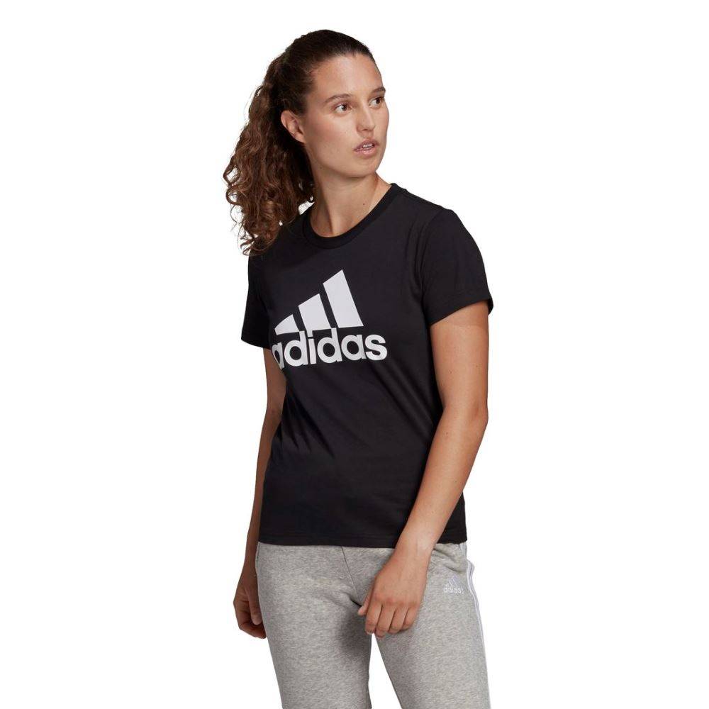 ADIDAS  LOUNGEWEAR ESSENTIALS LOGO T-SHIRT