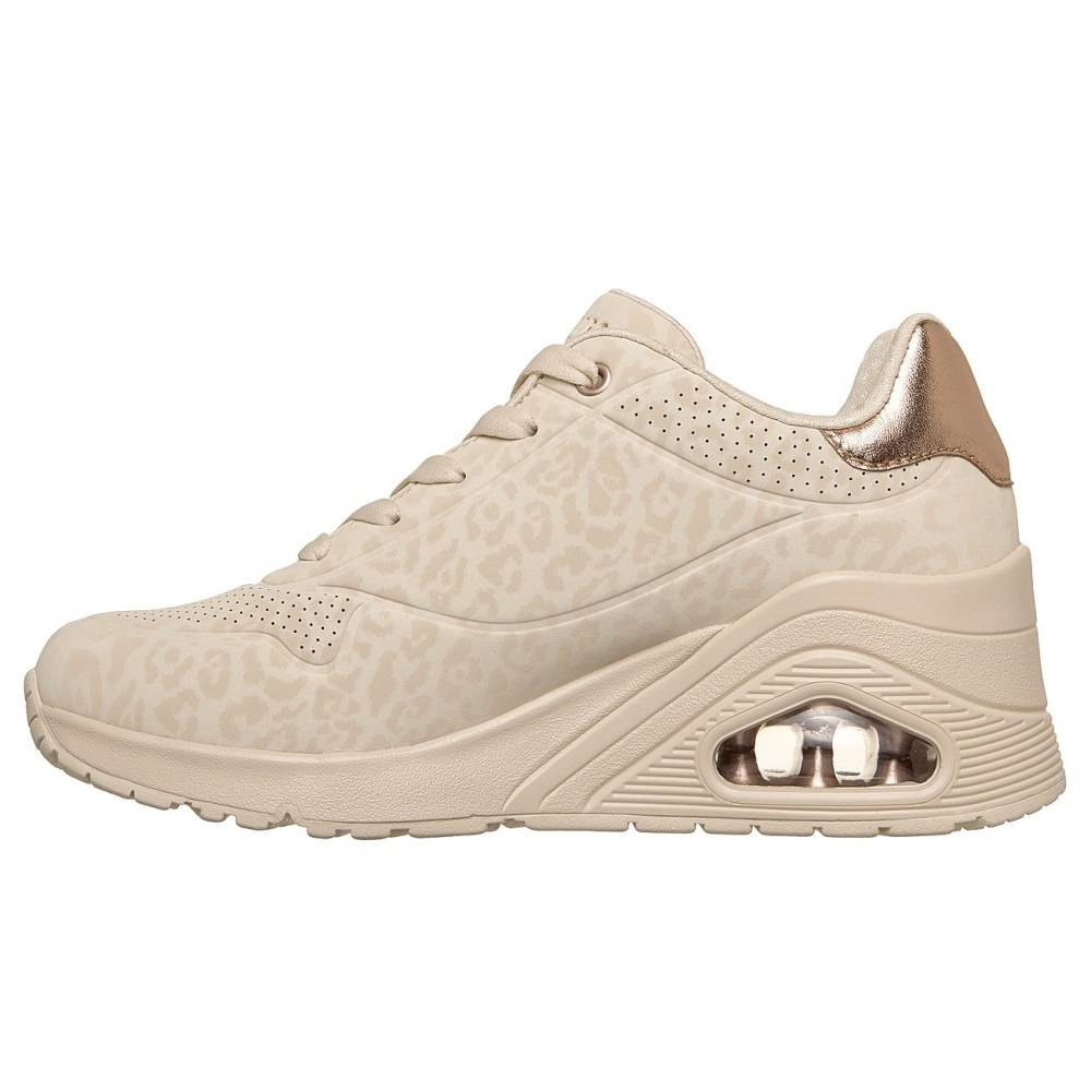 SKECHERS WOMENS UNO WEDGE SAFARI DAZE