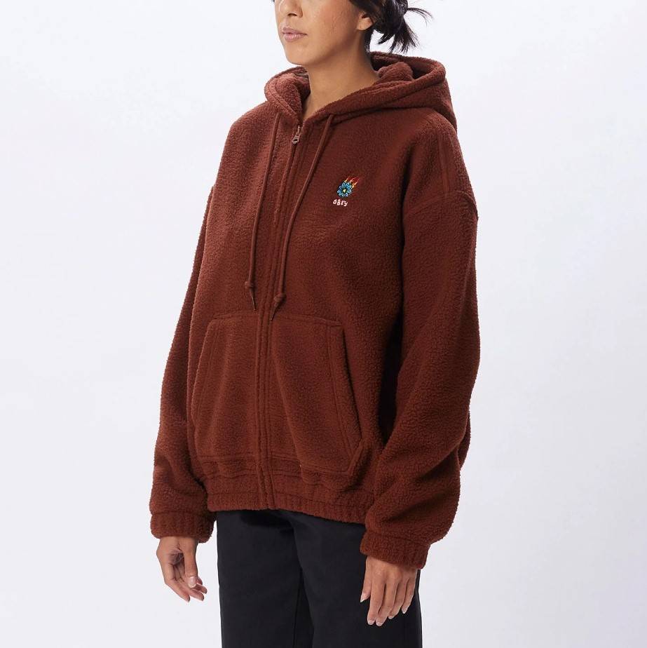 OBEY ELIAS ZIP HOOD SPECIALTY FLEECE