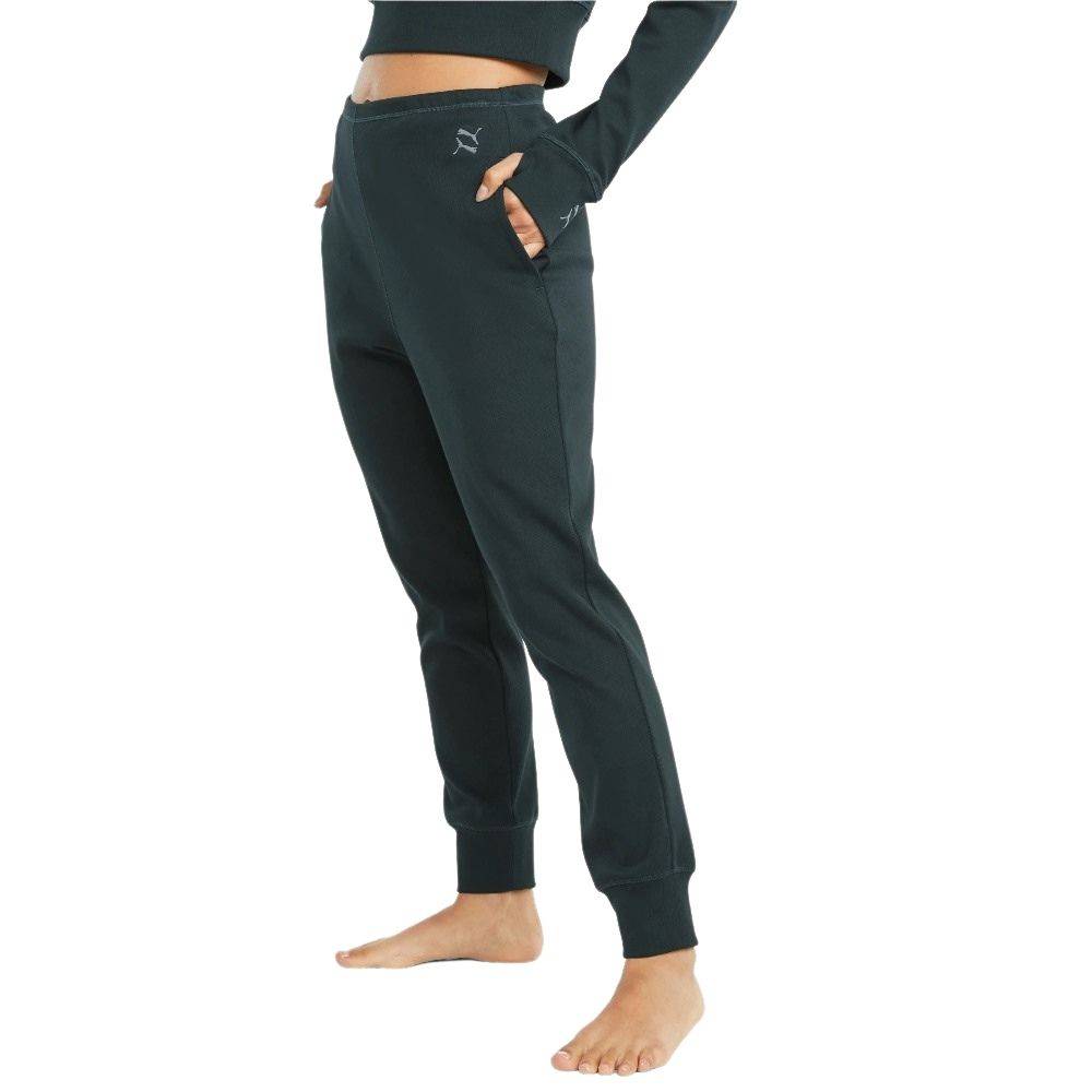 PUMA EXHALE WOMENS HIGH-WAIST RIB JOGGER