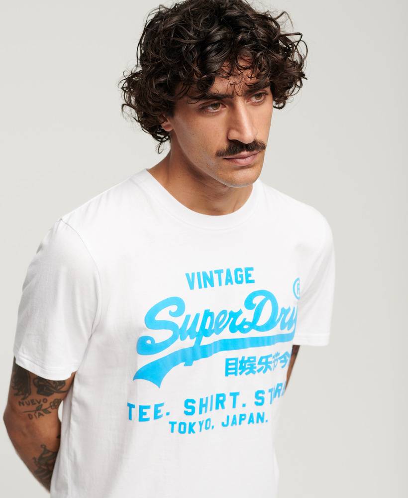 SUPERDRY NEON VINTAGE LOGO T-SHIRT