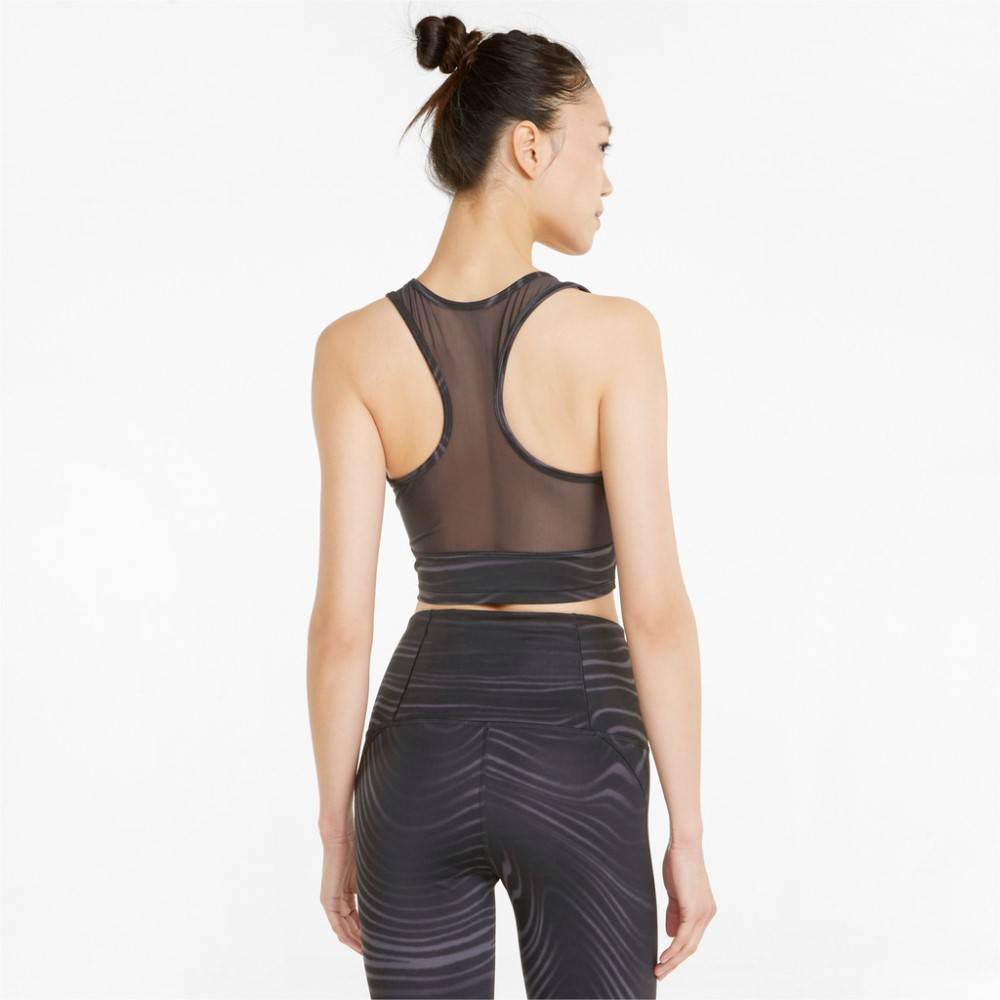 PUMA STUDIO ALL-OVER-PRINT CROP TANK