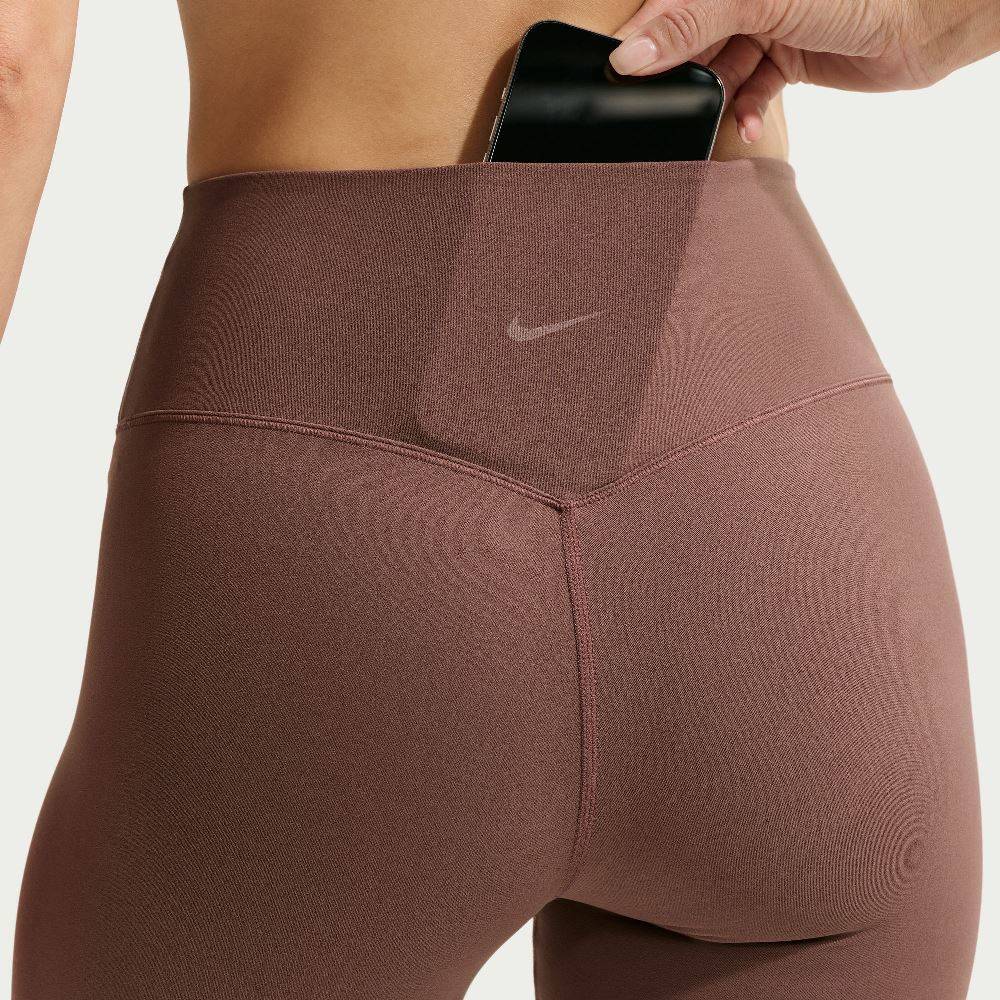 NIKE ZENVY HIGH-WAISTED NO-FRONT SEAM LEGGINGS