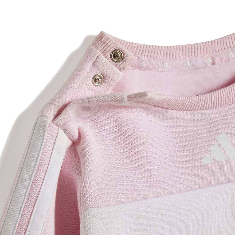 ADIDAS INFANT SEASONAL ESSENTIALS TIBERIO 3 STRIPES FLEECE CREW SET