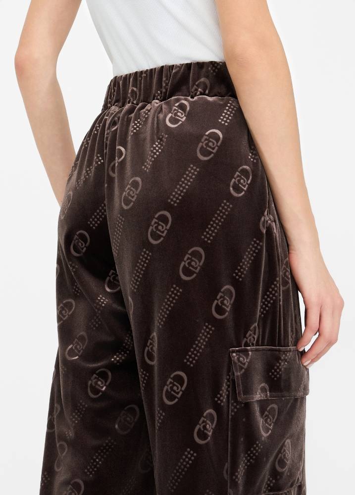 LIU JO CHENILLE JOGGING PANTS