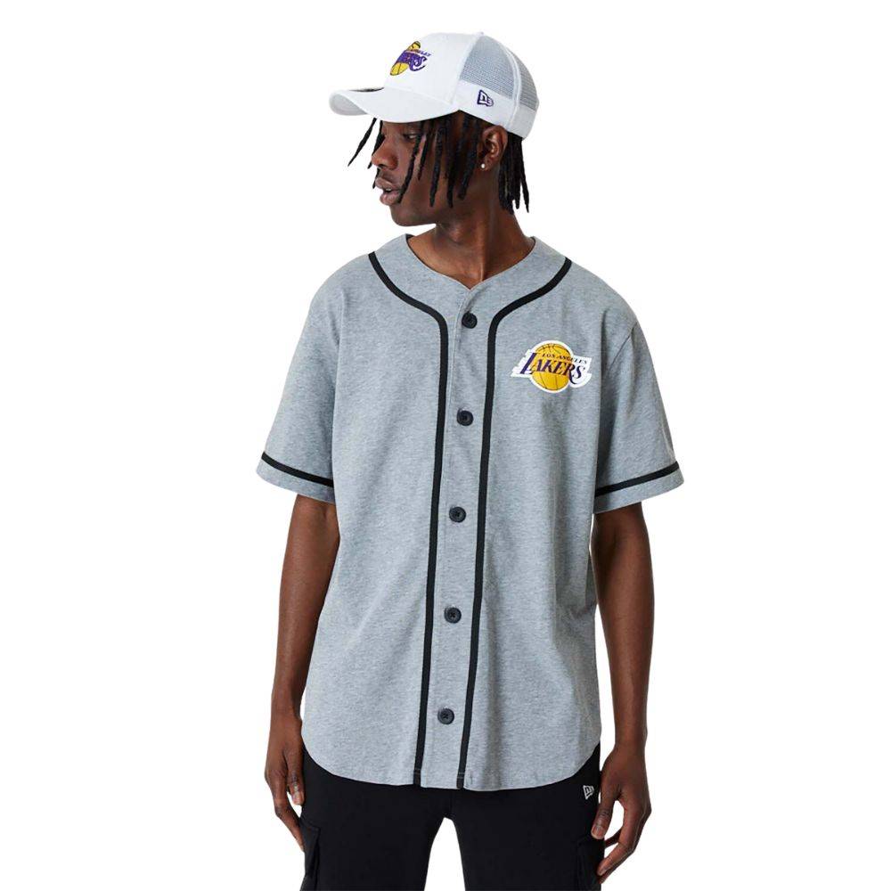 NEW ERA NBA LAKERS BASEBALL JERSEY