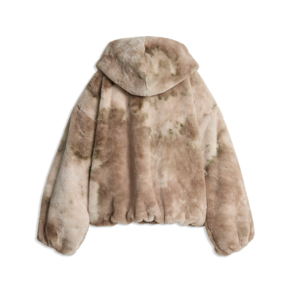 PUMA STREET GLAM HIGHLOFT FLEECE JACKET W