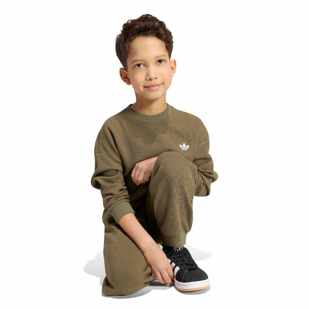 ADIDAS ORIGINALS LITTLE KIDS LOOSE SWEAT JOGGER SET