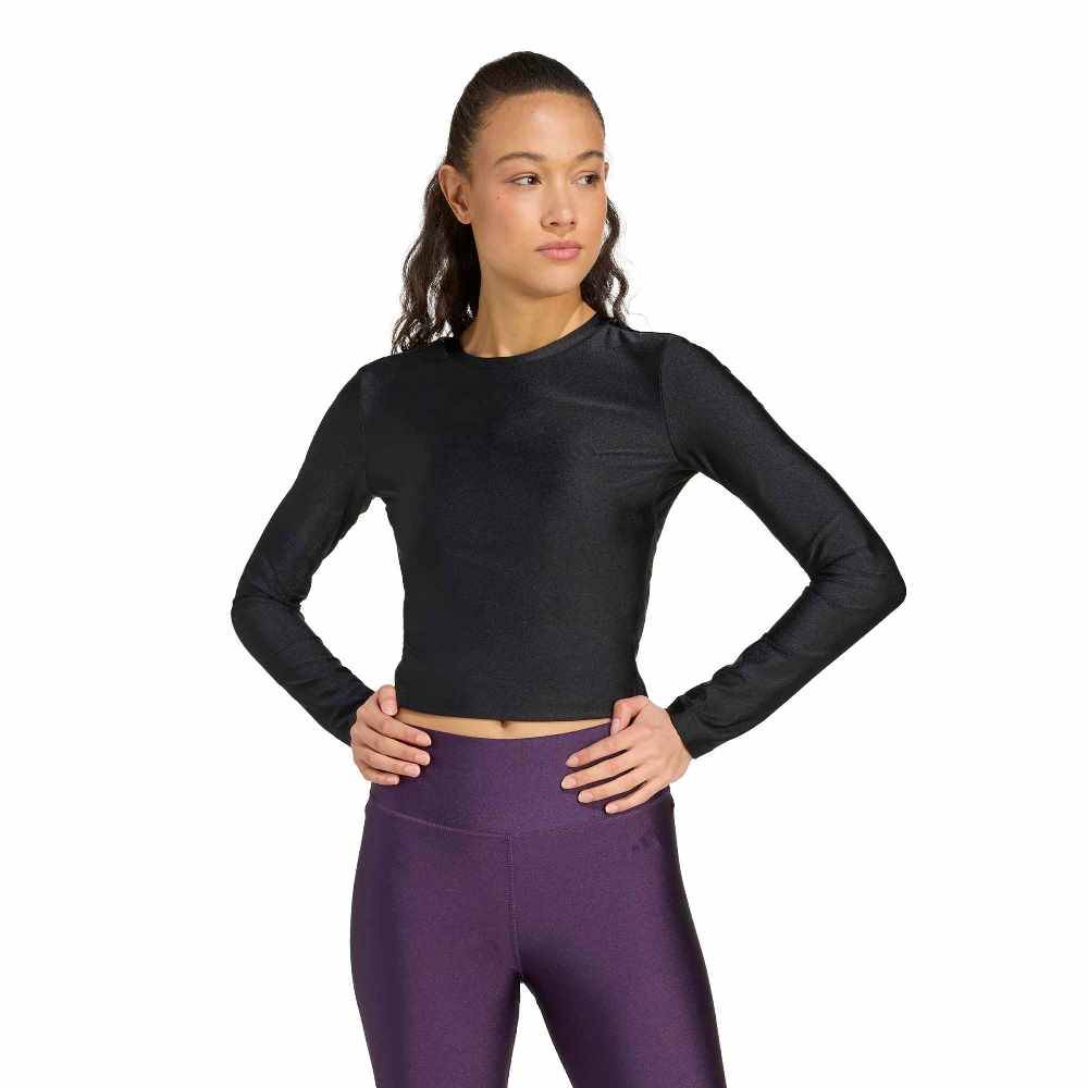 ADIDAS WORKOUT ESSENTIALS LONG SLEEVE SHIRT SHINE