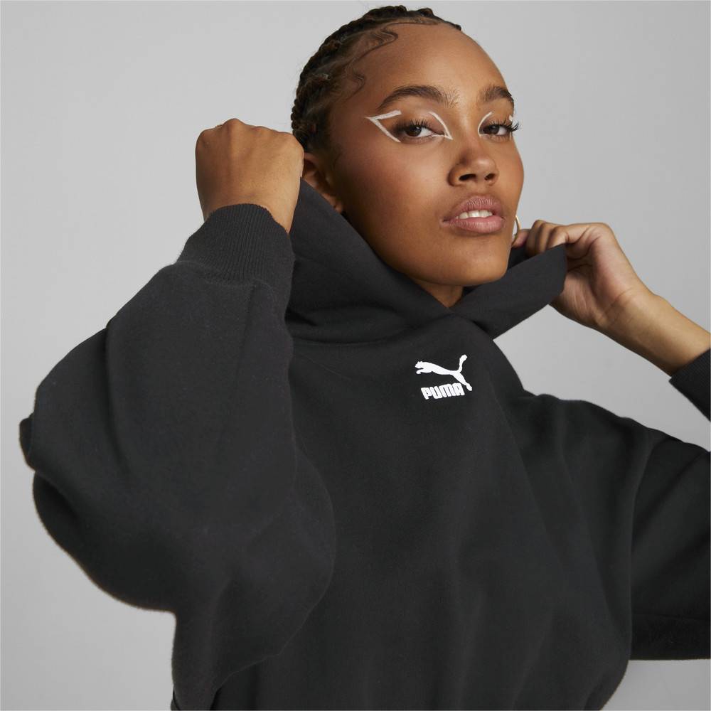 PUMA CLASSIC CROPPED WOMENS HOODIE