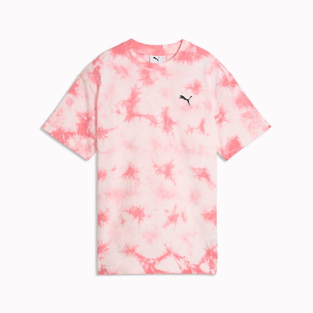 PUMA ESS ELEVATED RELAXED TIE-DYE TEE