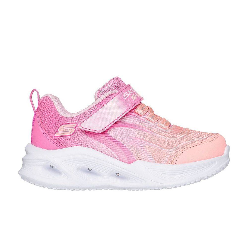 SKECHERS S-LIGHTS: SOLA GLOW - COLOR BREEZE INFANT GIRLS SHOES