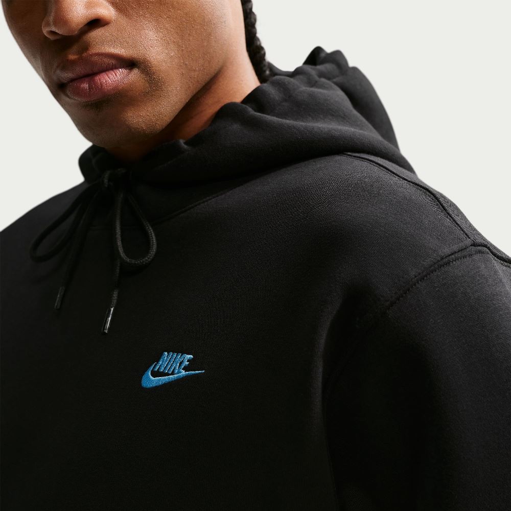 NIKE CLUB BRUSHED FLEECE PULLOVER HOODIE