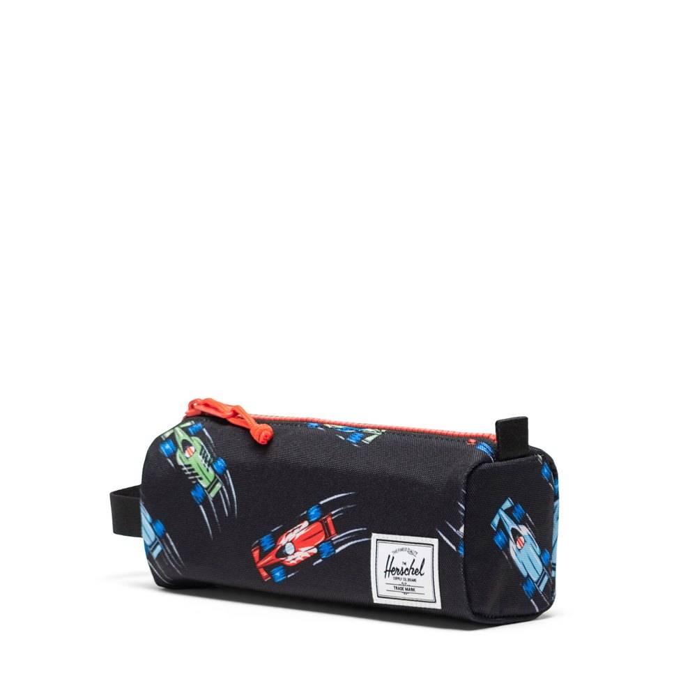 HERSCHEL SETTLEMENT PENCIL CASE LITTLE HERSCHEL RACE CARS