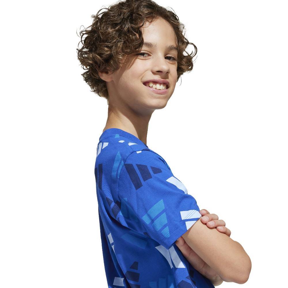 ADIDAS YOUTH SEASONAL ESSENTIALS LOGO CELEBRATION T-SHIRT