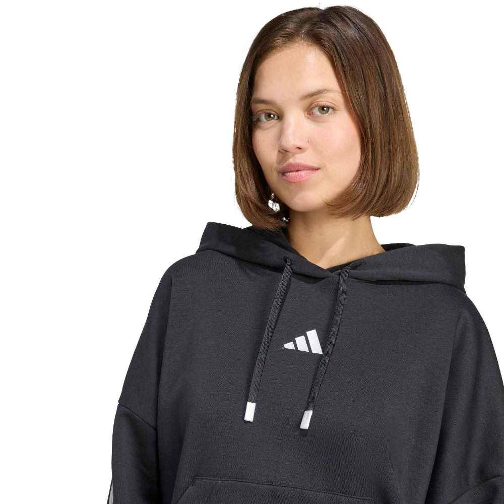 ADIDAS HOLIDAY 3-STRIPES FLEECE HOODIE