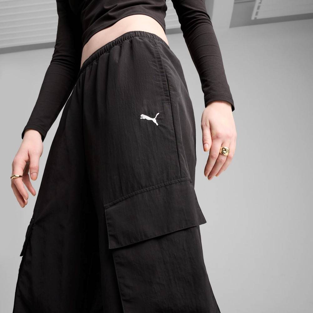 PUMA WARDROBE ESS RELAXED WOVEN CARGO PANTS OP