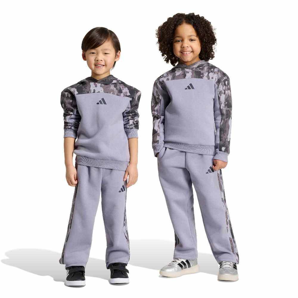 ADIDAS LITTLE KIDS SEASONAL ESSENTIALS HOODED FLEECE JOGGER SET