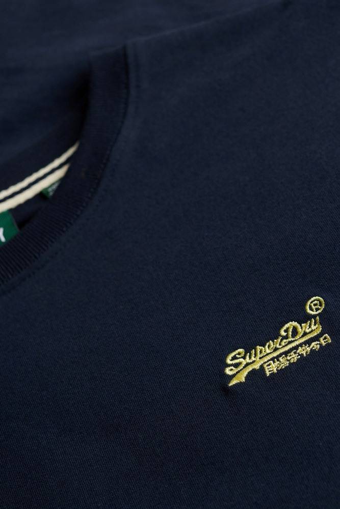 SUPERDRY ORGANIC COTTON ESSENTIAL LOGO EMBROIDERED TEE