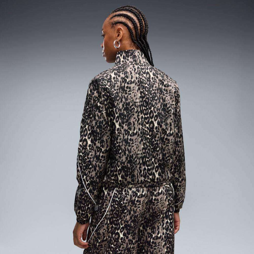 PUMA SPORT ANIMAL RELAXED AOP FULL-ZIP WOVEN JACKET