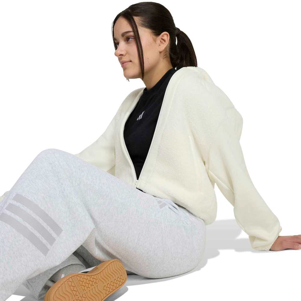 ADIDAS GIRLS FUTURE ICONS FULL ZIP HOODED JACKET