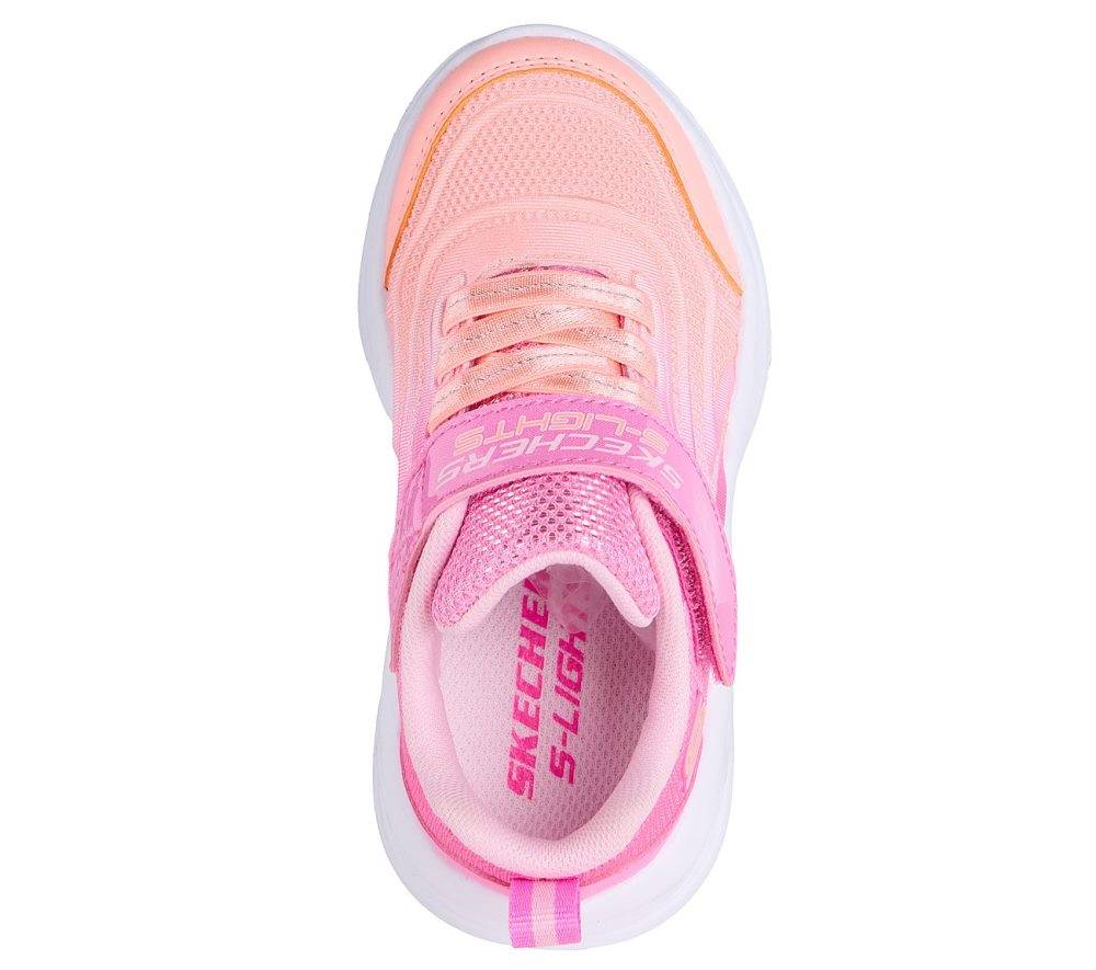 SKECHERS S-LIGHTS: SOLA GLOW - COLOR BREEZE INFANT GIRLS SHOES