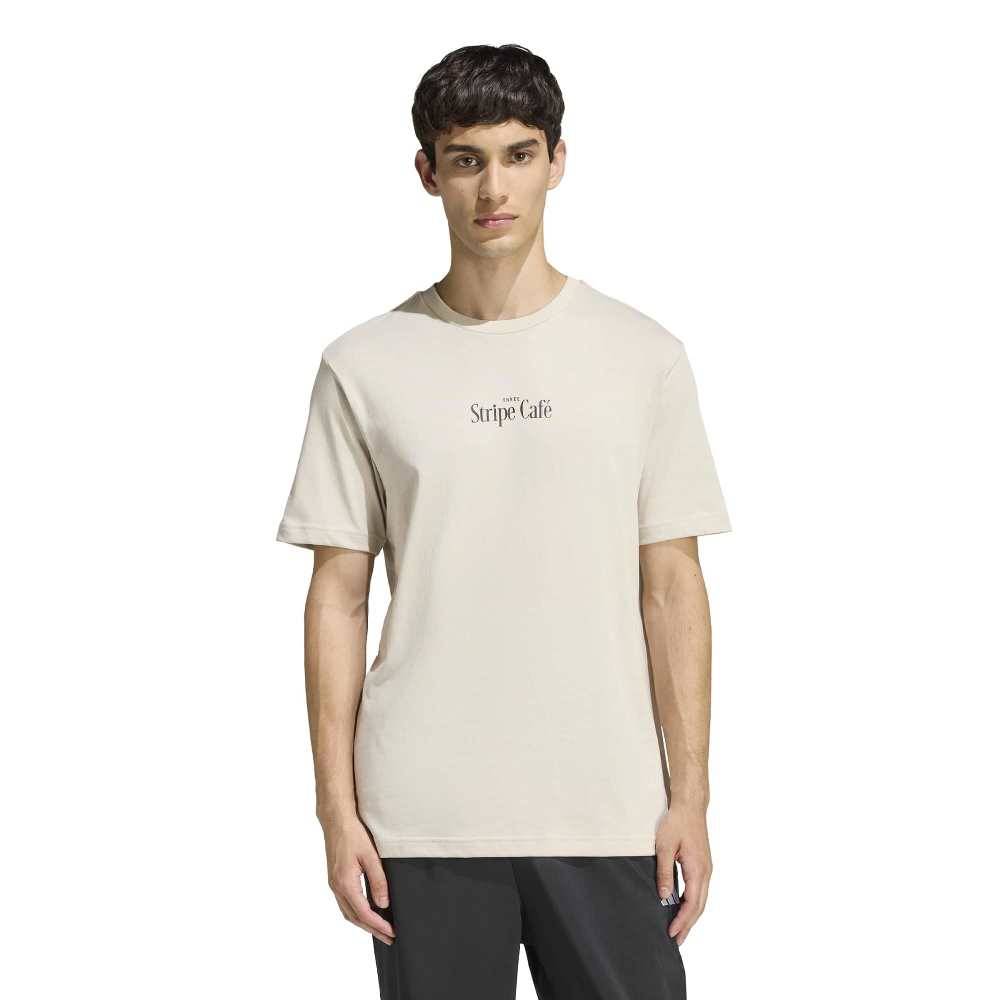 ADIDAS M COFFEE CAFE DONUT BOX GRAPHIC T-SHIRT