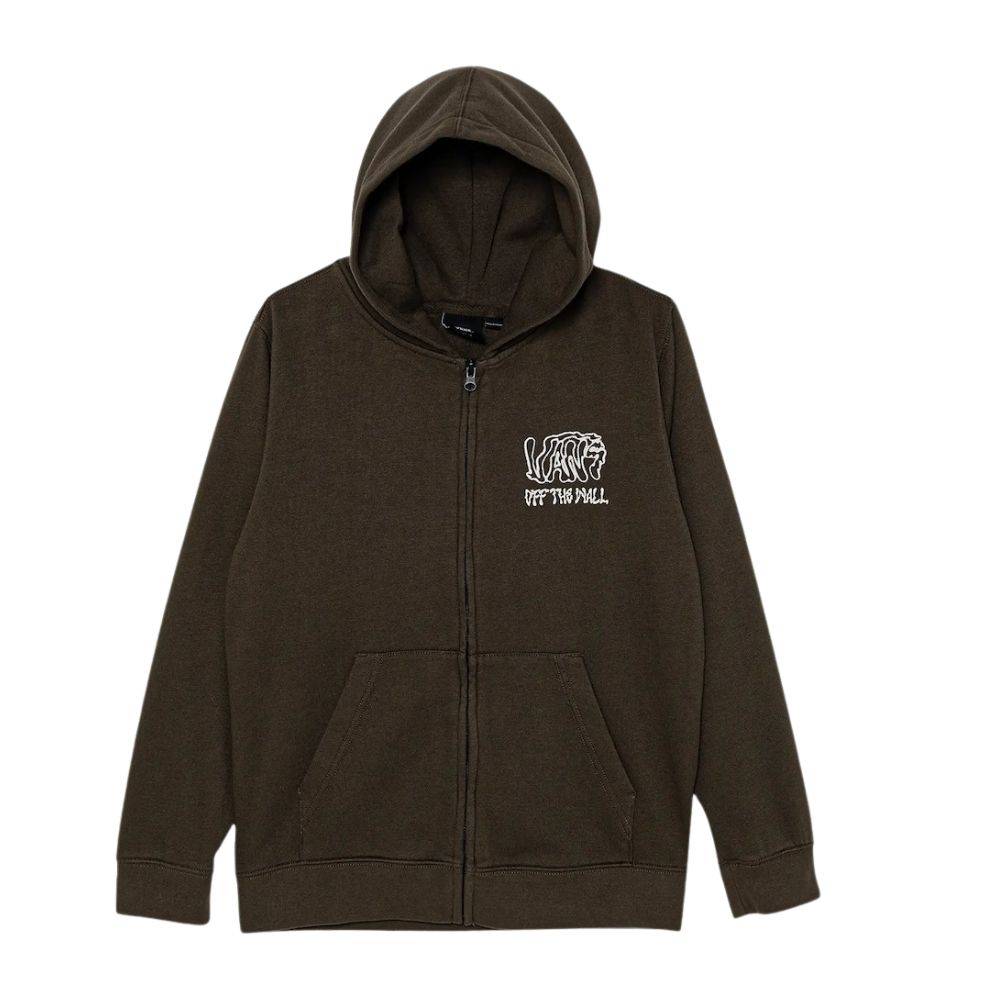 VANS BOYS RIPPLED FULL ZIP