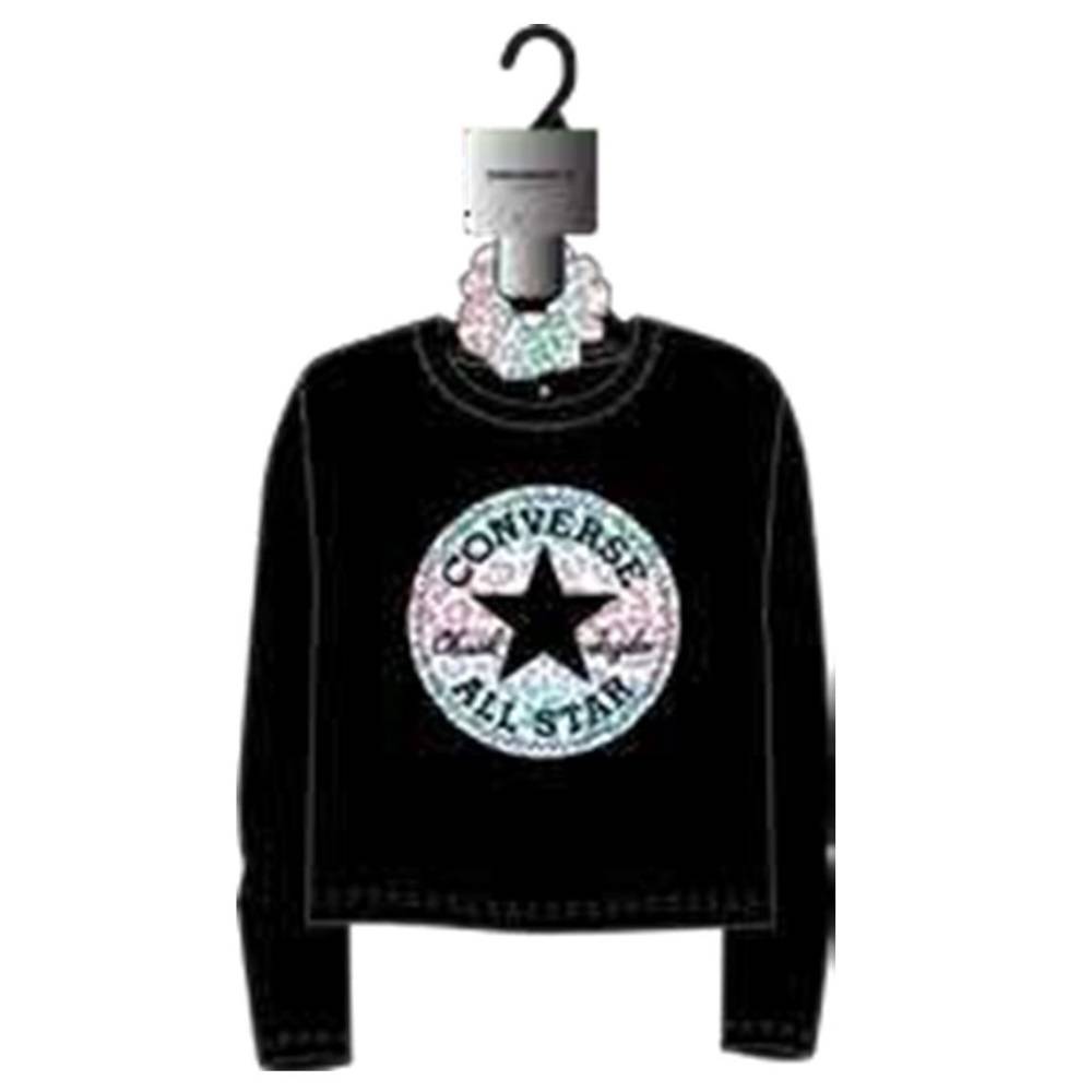 CONVERSE GIRLS LS-SHIRT & SCRUNCHIE SET