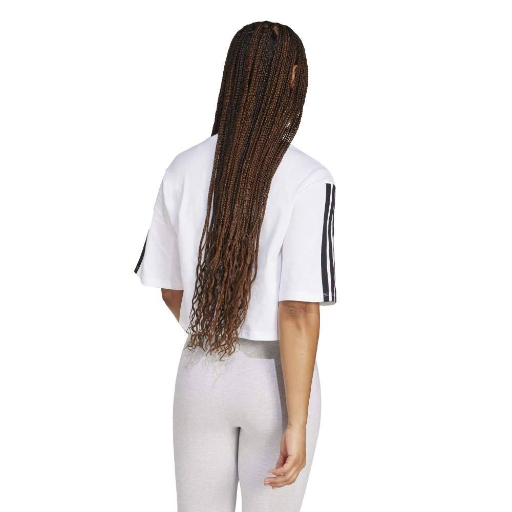ADIDAS ESSENTIALS 3-STRIPES COTTON LOOSE T-SHIRT