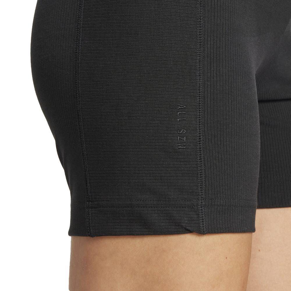 ADIDAS ALL SZN RIB HIGH-WAISTED BIKE SHORTS