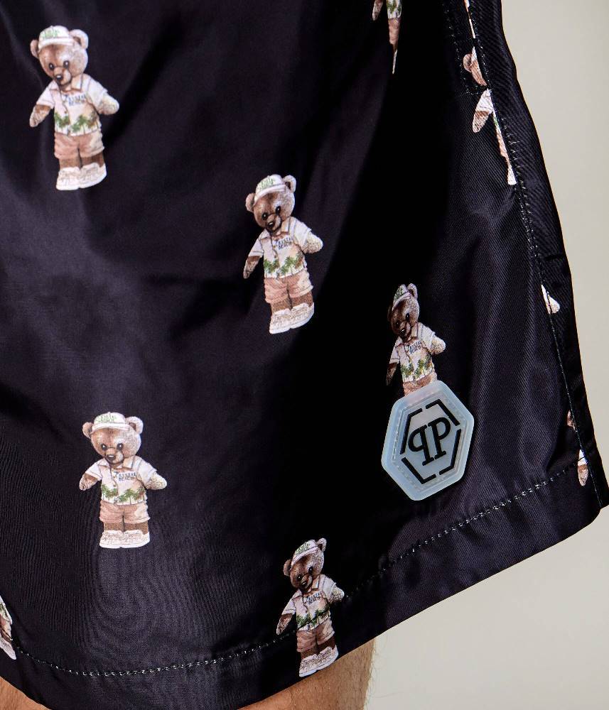 PHILIPP PLEIN SPORT TEDDY SWIM SHORTS
