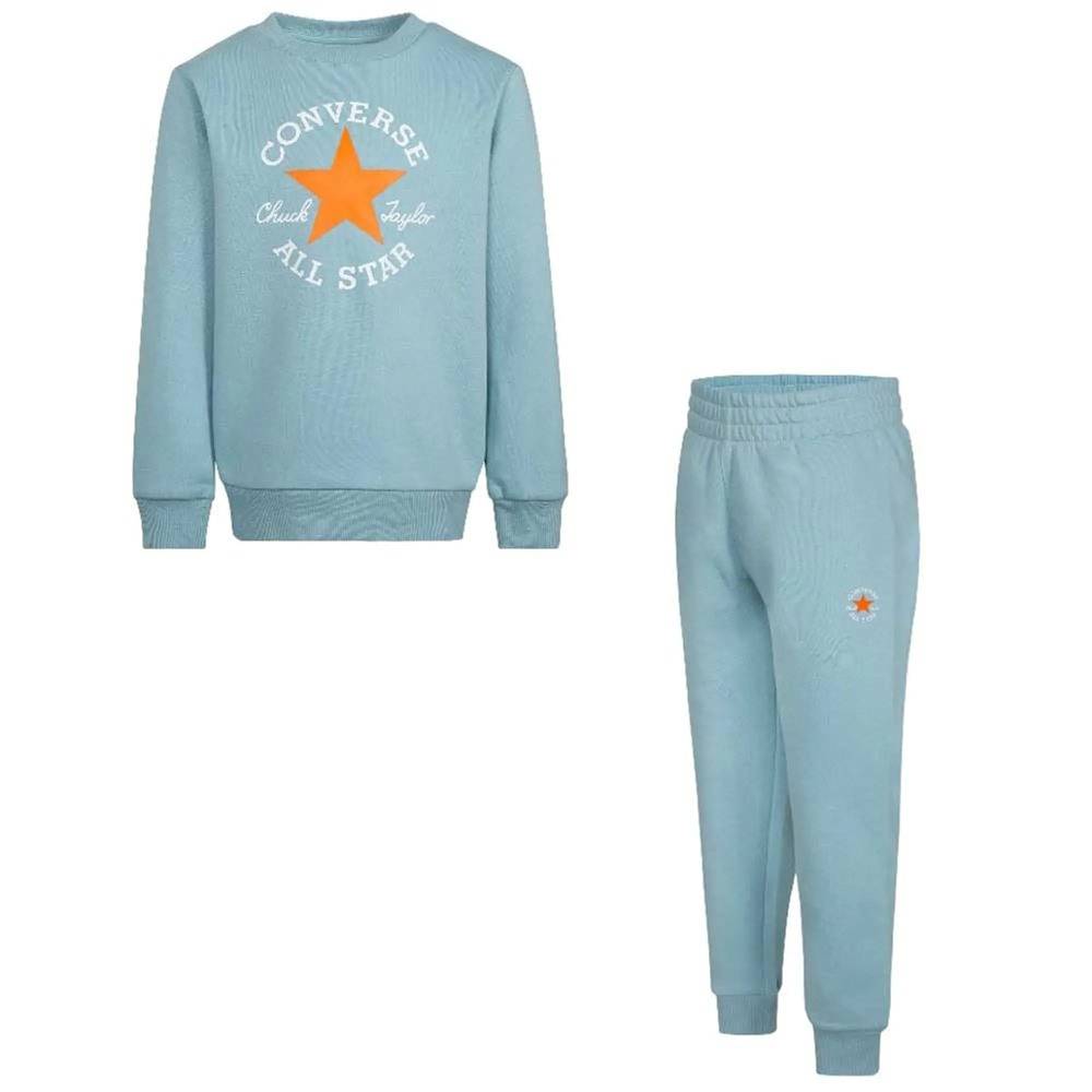 CONVERSE LITTLE KIDS DISSECTED CTP FLEECE CREW SET