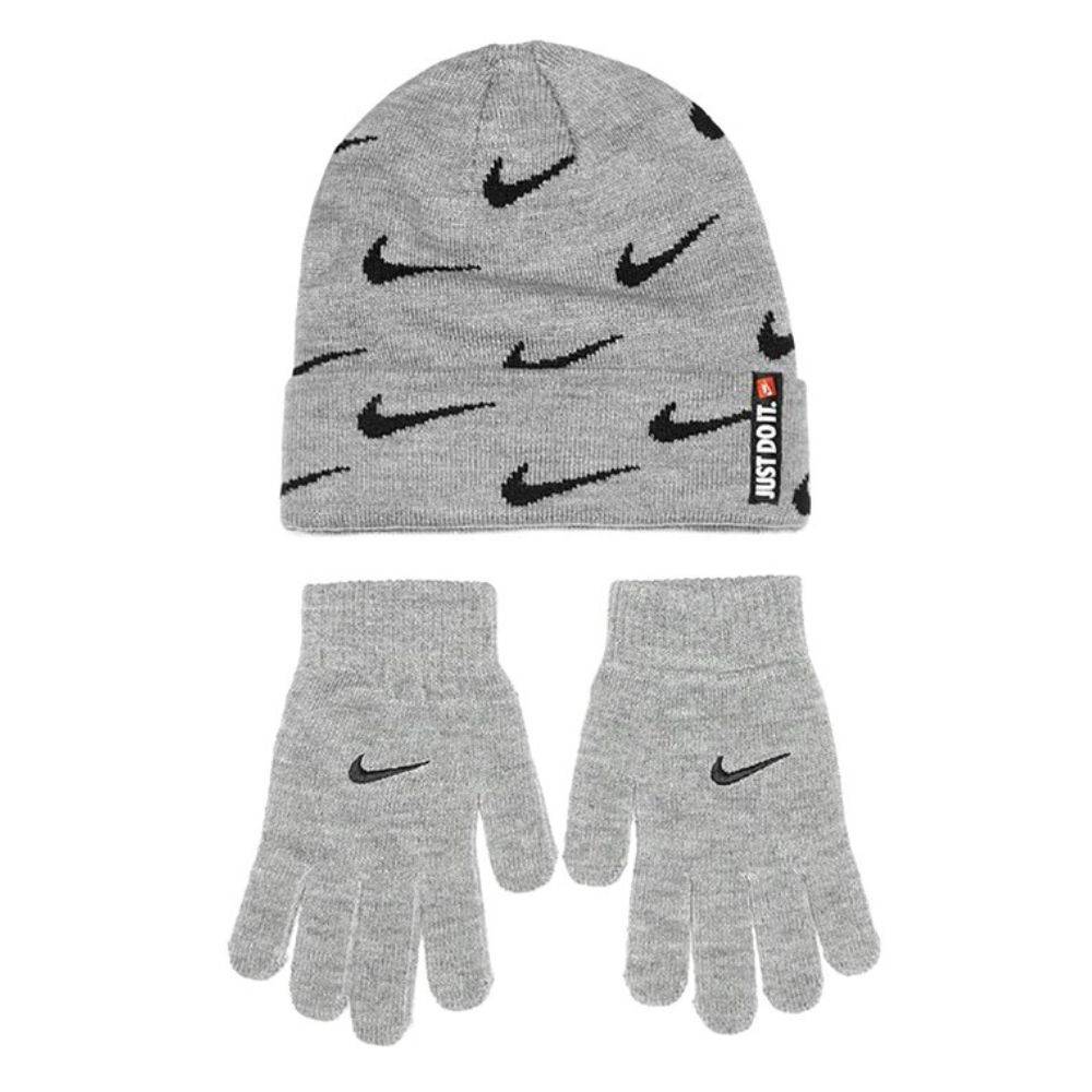 NIKE SWOOSH REPEAT BEANIE SET