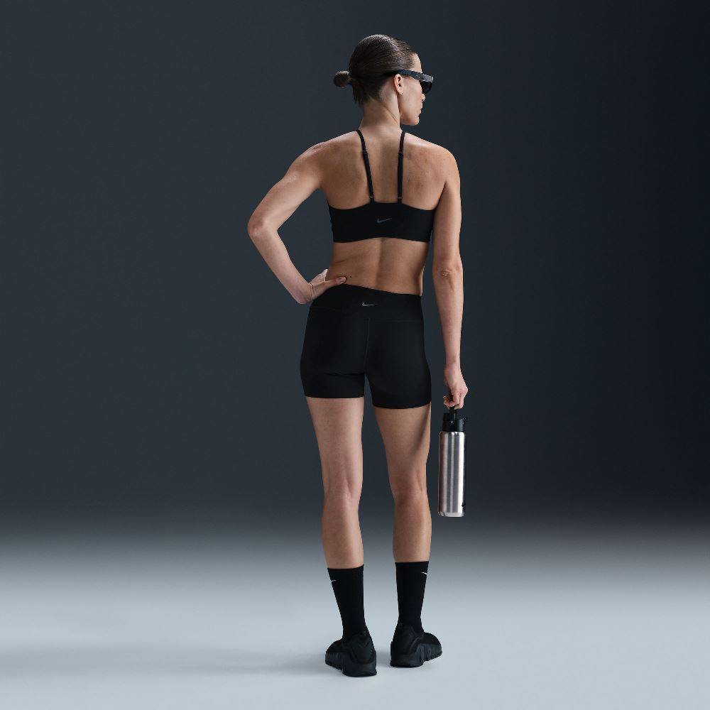 NIKE ONE DLIGHT-SUPPORT PADDED HIGH-NECK SPORT BRA