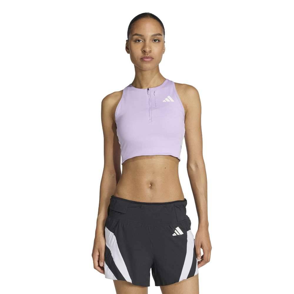 ADIDAS ADIZERO RUNNING GEL POCKET CROP TOP