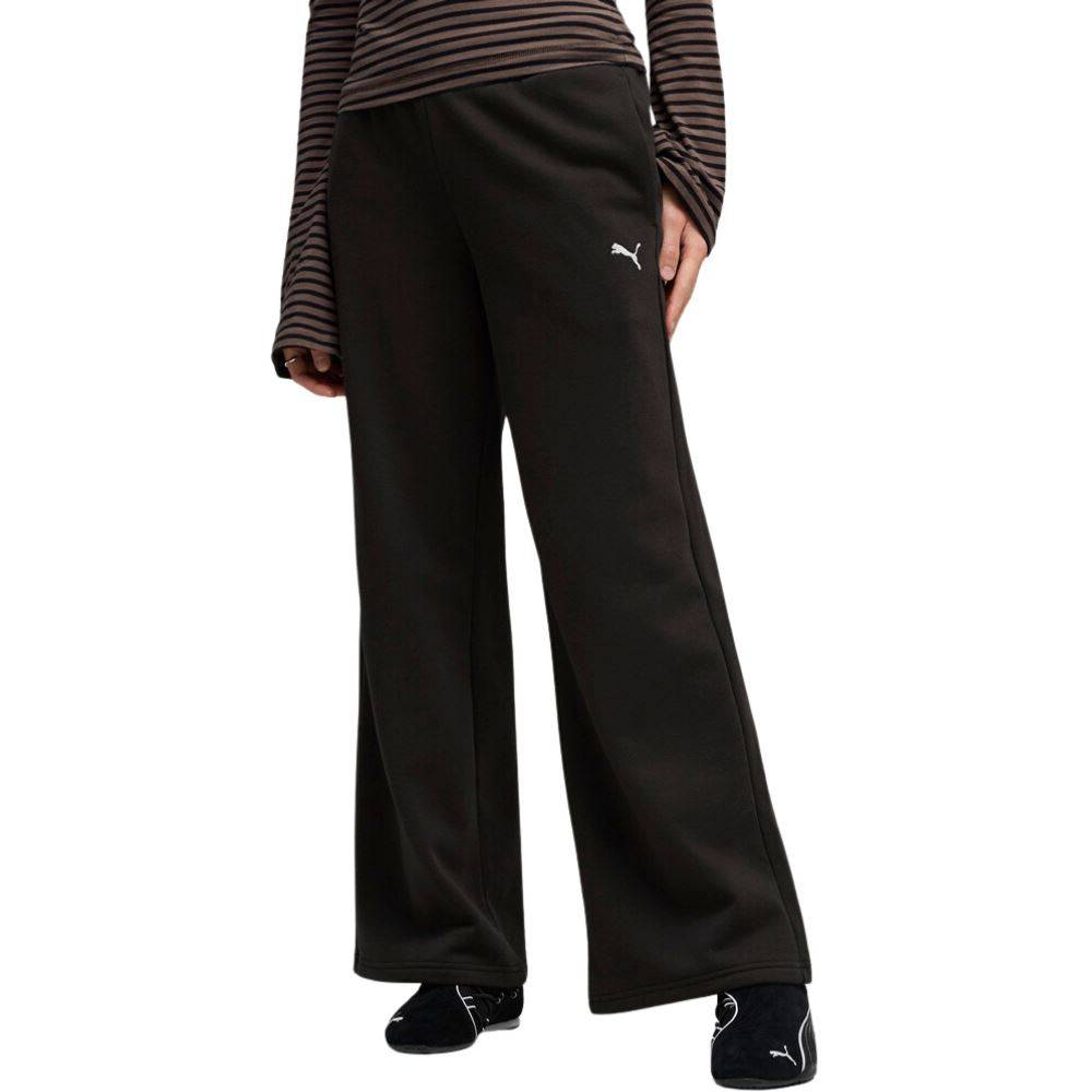 PUMA ESS CAT COMFORT WIDE LEG PANTS FL OP