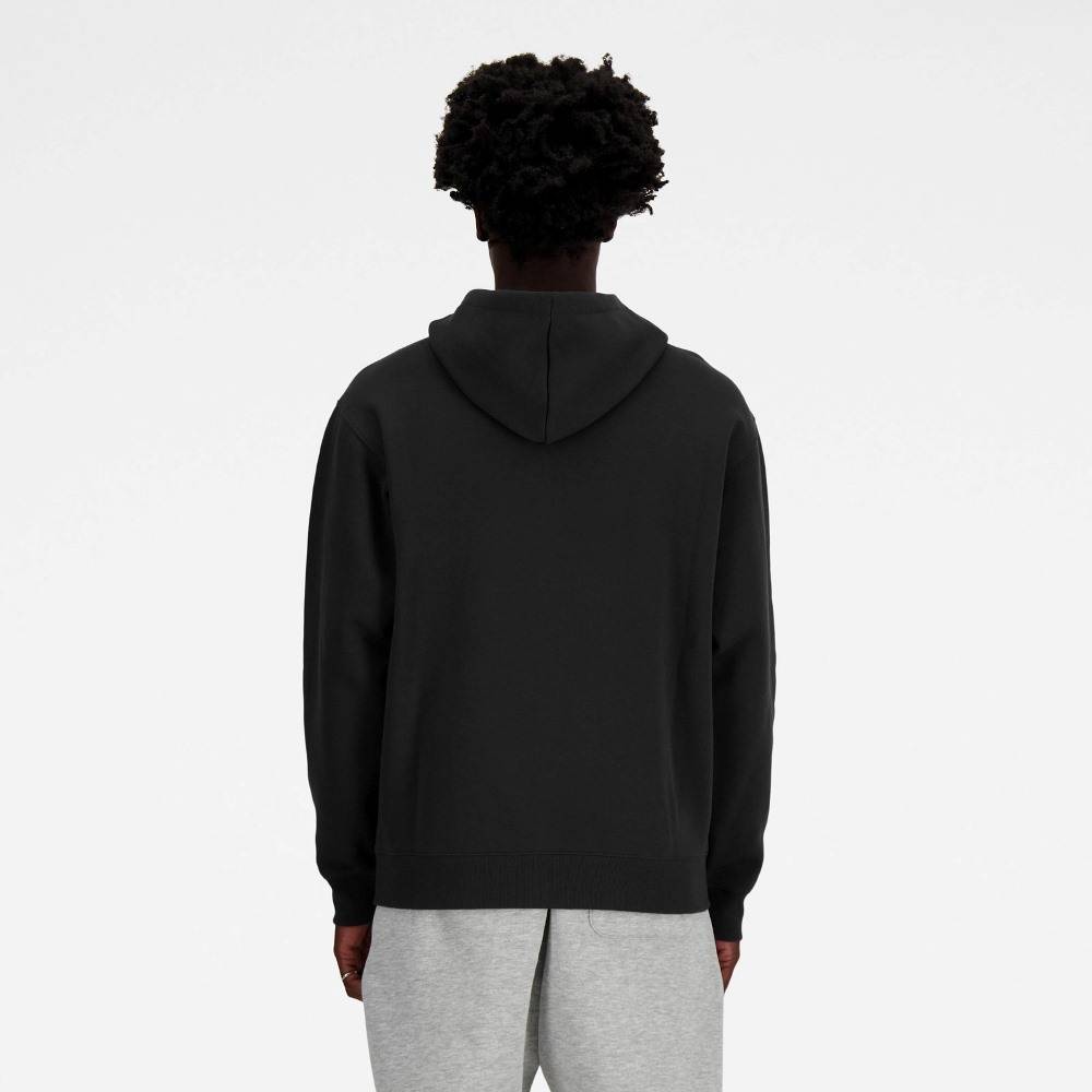 NEW BALANCE STACKED LOGO FRENCH TERRY FULL ZIP HOODIE