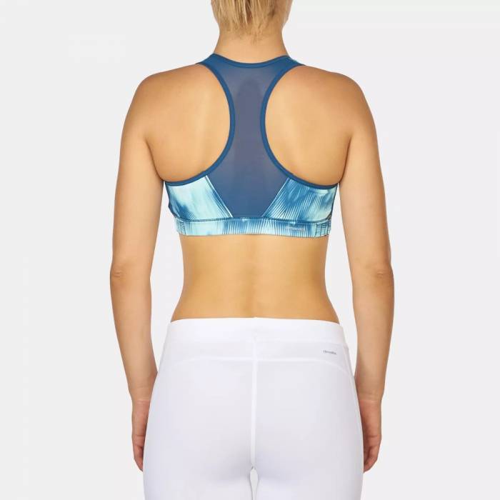 ADIDAS RACER-BACK PRINTED BRA WMNS