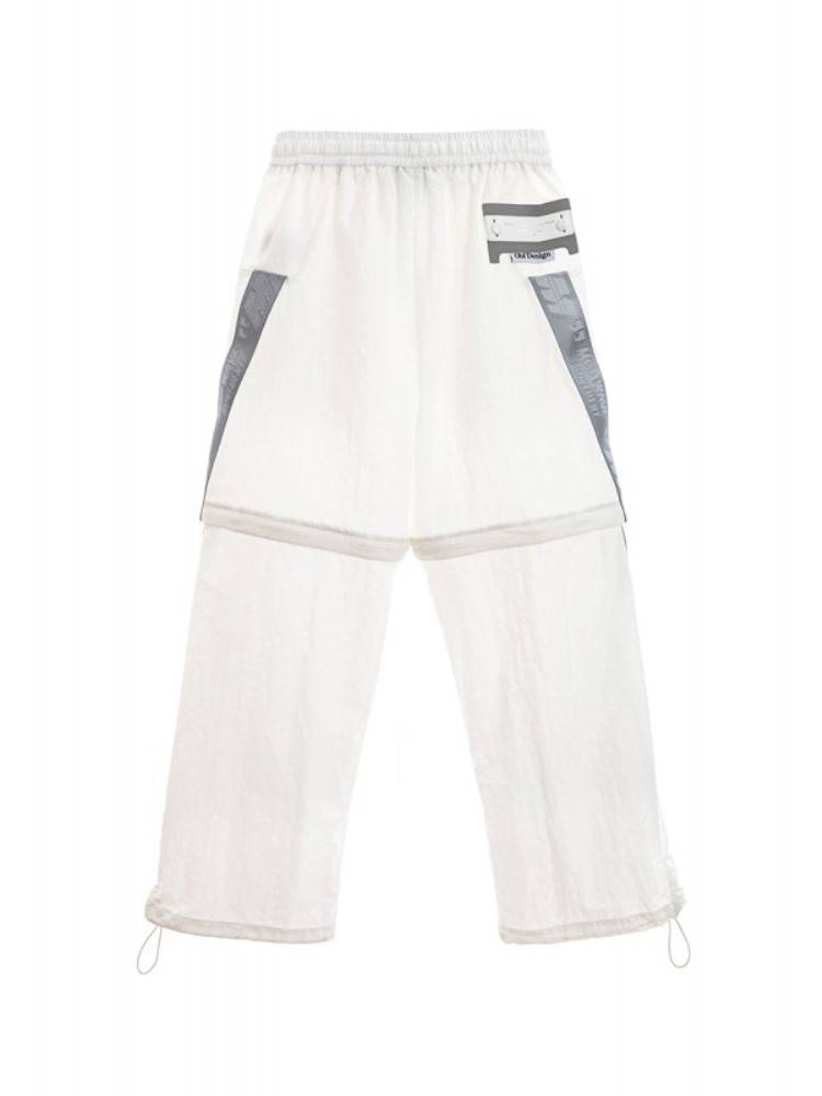 MWM BLACK TECHWEAR ZIP-OFF PANTS METAL TAPE