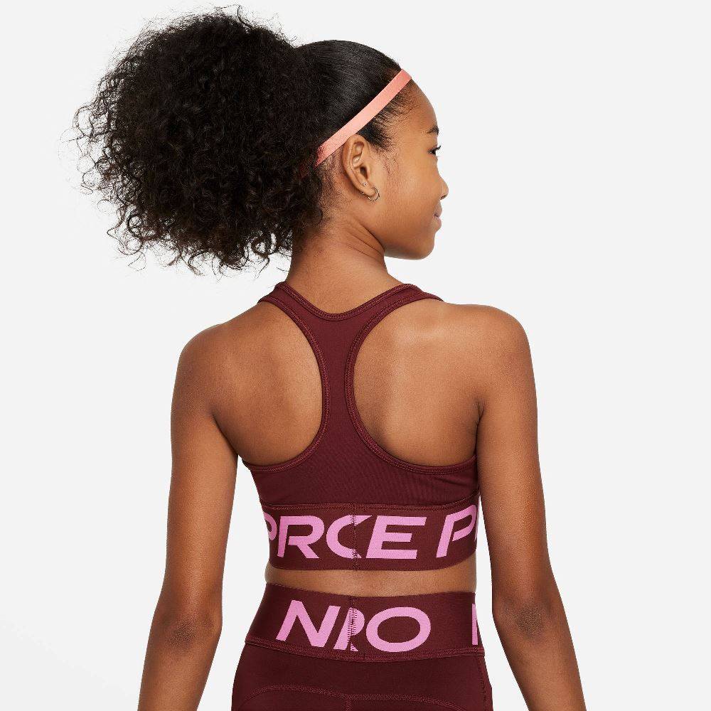 NIKE PRO GIRLS DRI-FIT  SWOOSH BRA