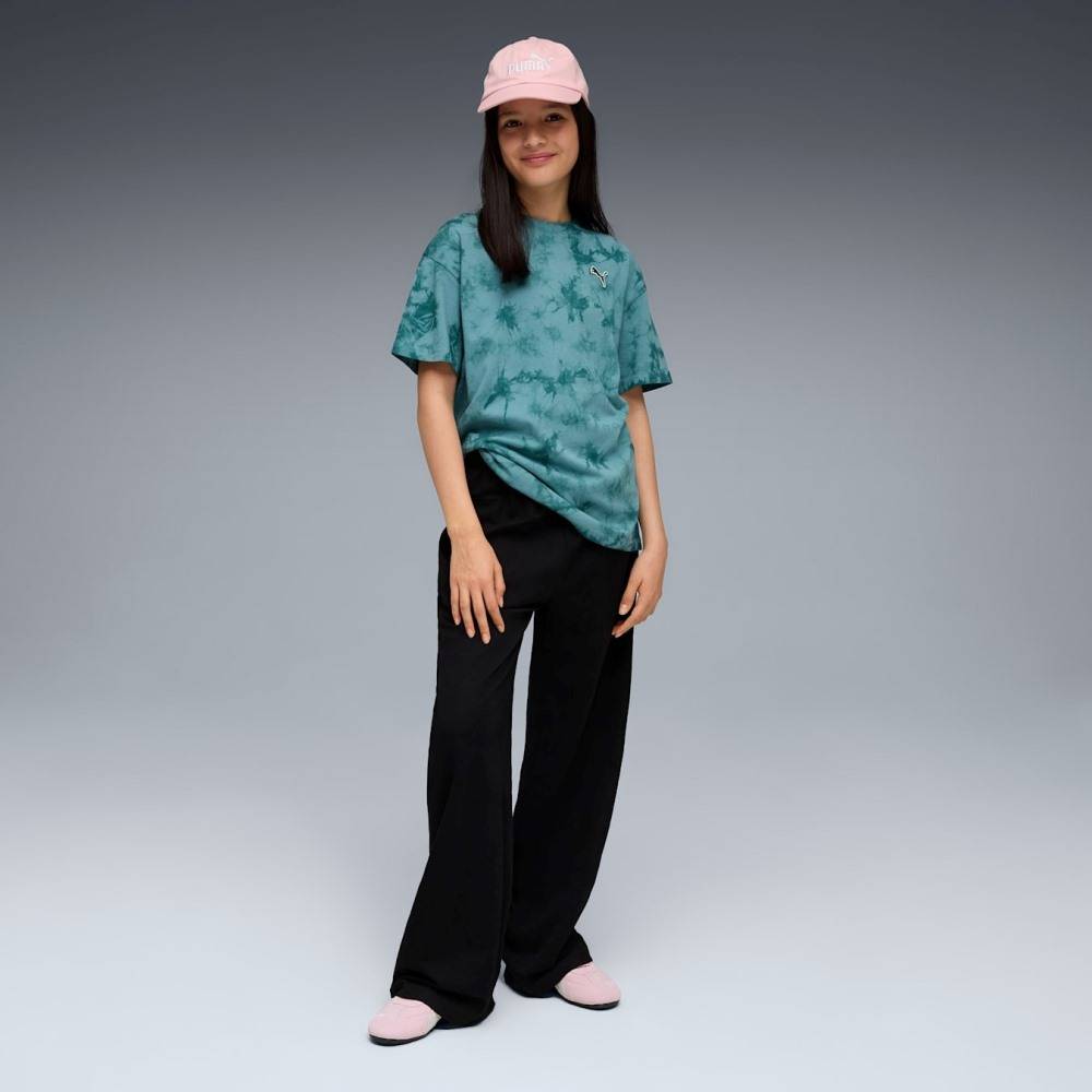 PUMA ESS ELEVATED RELAXED TIE-DYE TEE