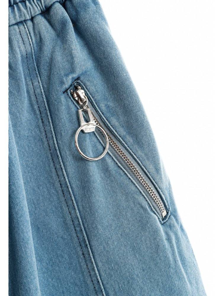 MWM TEDDY BEAR WIDE LEG DENIM PANTS